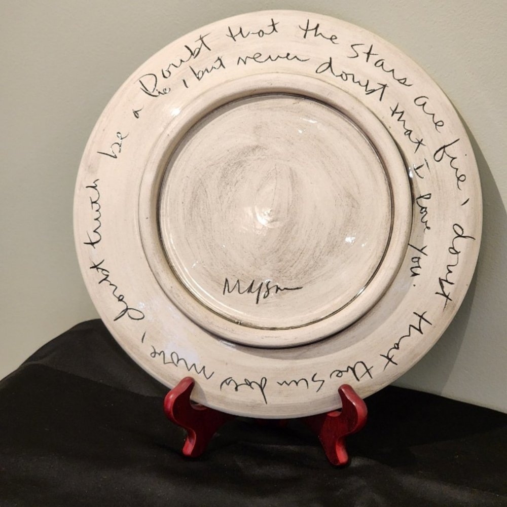 Vintage Sandra Magsamen Wedding Plate - Picture 4 of 5
